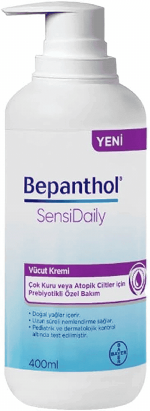 Bepanthol Sensidaily  Pompalı Vücut Kremi 400 Ml