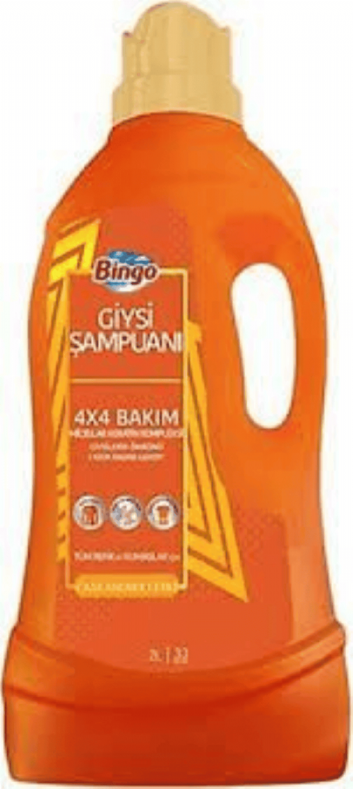 Bingo Giysi Şampuanı 4 Lt Canlandırıcı Etki