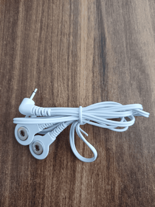 Tens Cihazı Kablosu Düz 2 Kanallı Çıtçıtlı