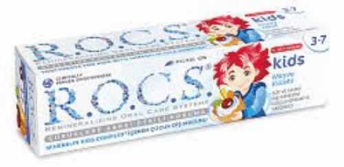 Rocs Kids Diş Macunu Meyve Külahı 35 Ml 3-7